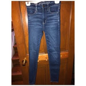 American Eagle super super stretch hi rise jegging